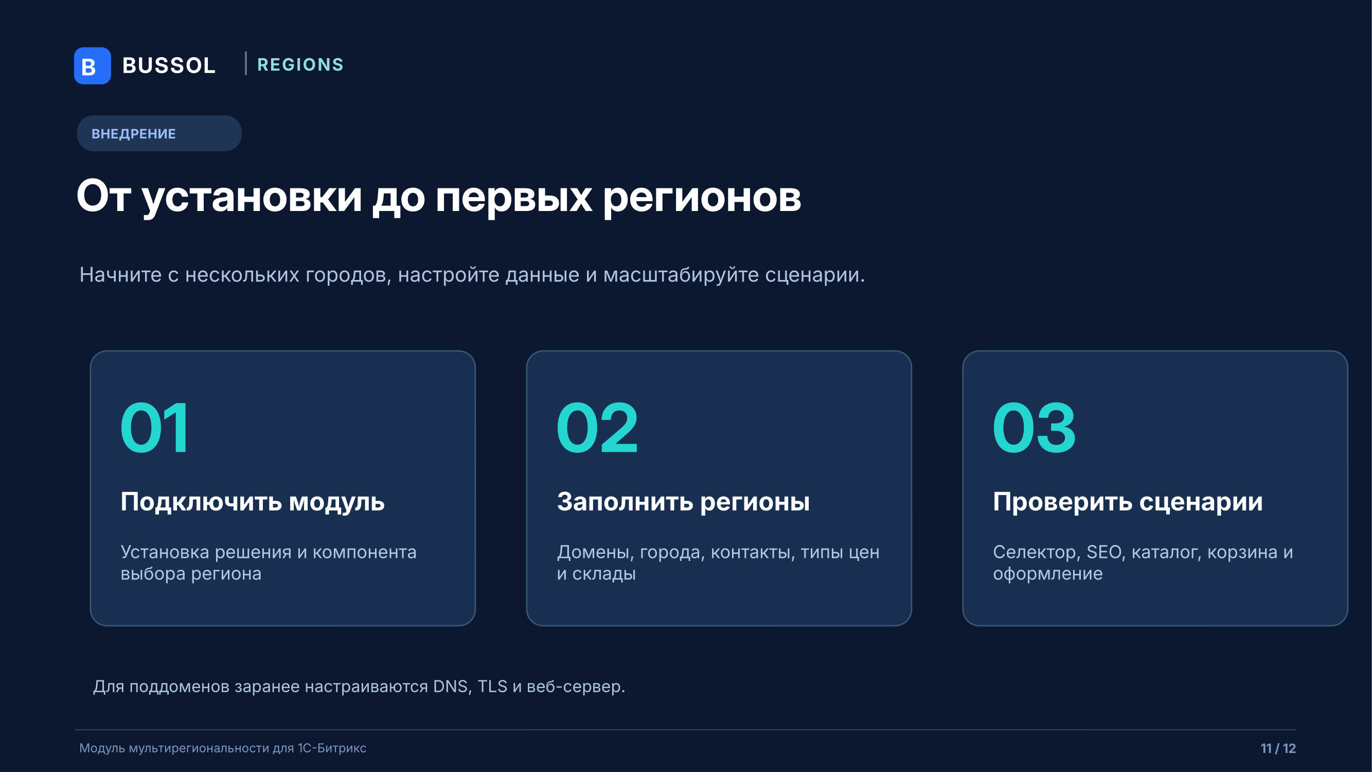 Bussol: Мультирегиональность 12