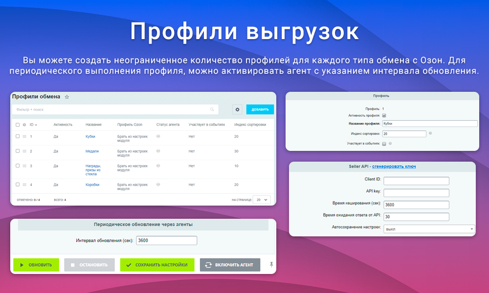 Интеграция с Ozon через SELLER API: товары, цены и остатки 7