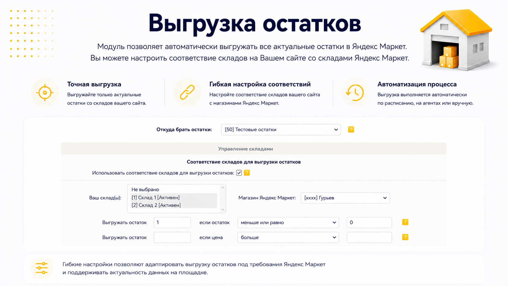 Интеграция с Яндекс Маркет 5