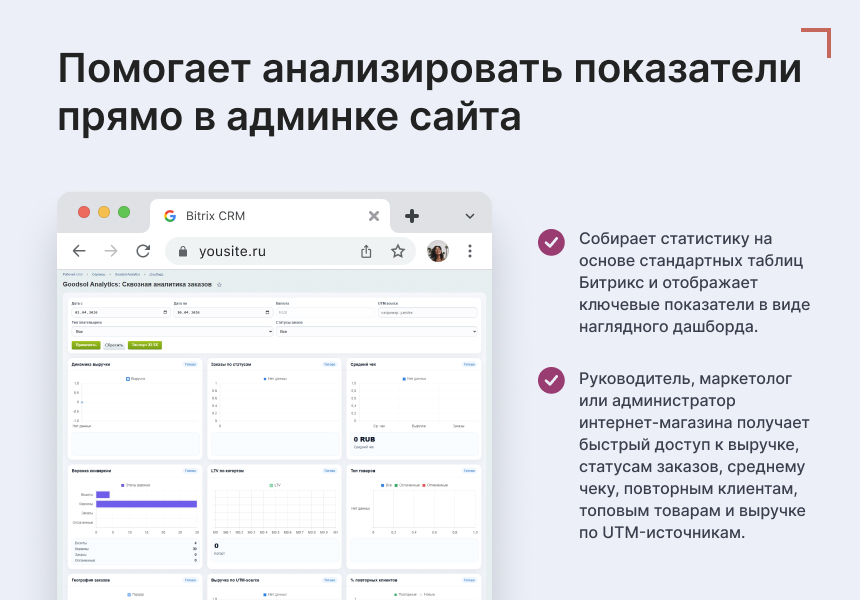 Goodsol: Сквозная аналитика заказов 3