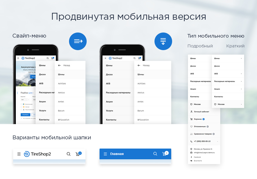 Аспро: Шины и диски 2.0 - интернет-магазин 6