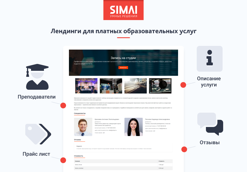 SIMAI-SF4: Сайт музыкальной школы - адаптивный с версией для слабовидящих 6