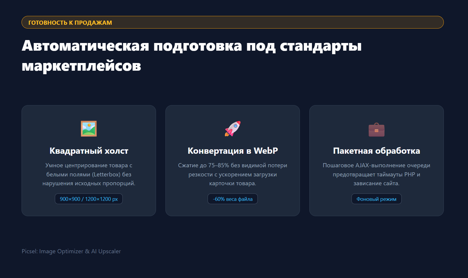 Модуль «AI Оптимизатор и Апскейлер картинок каталога» для 1С-Битрикс 5