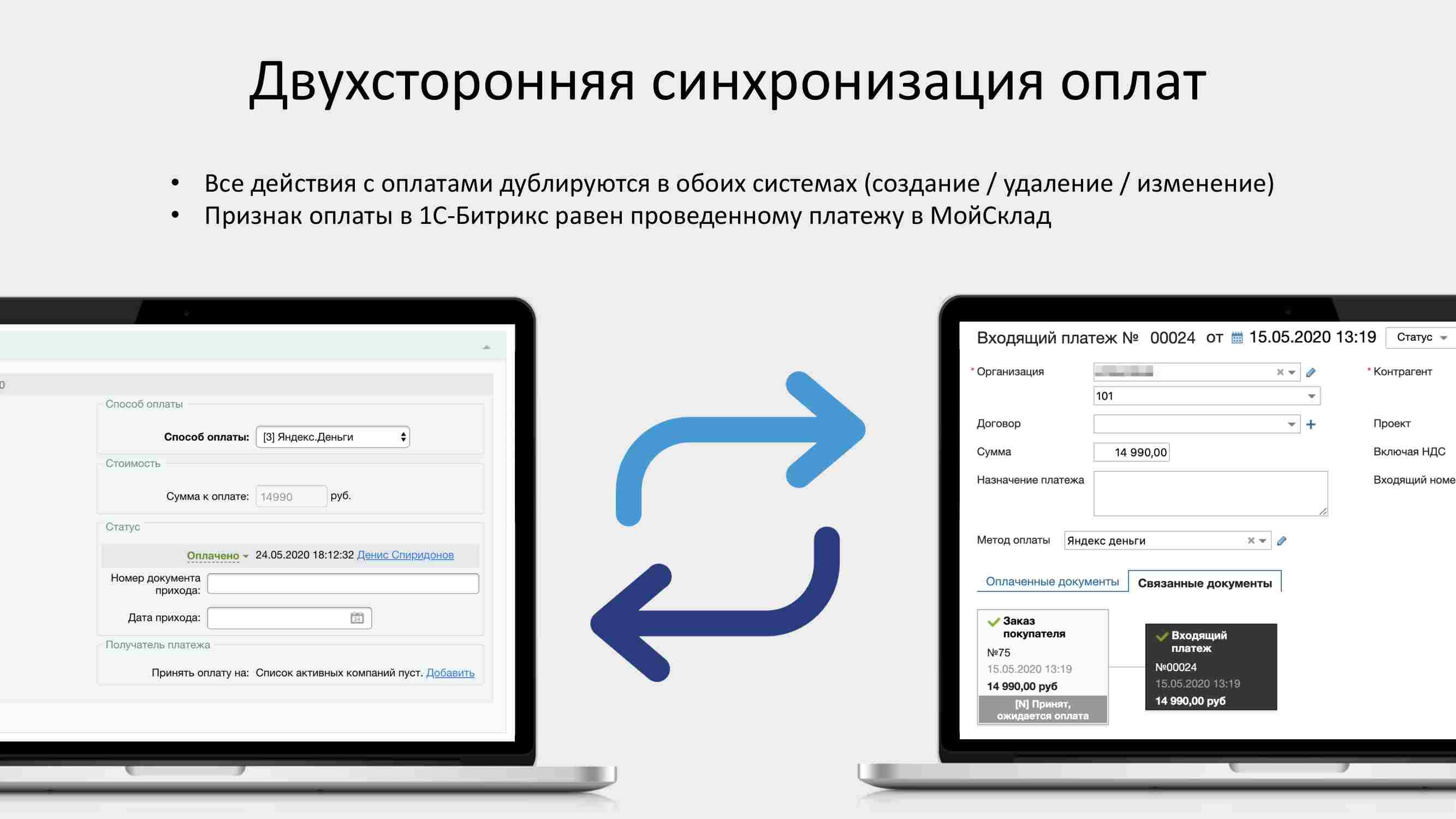 МойСклад: Гибкий обмен заказами по API 