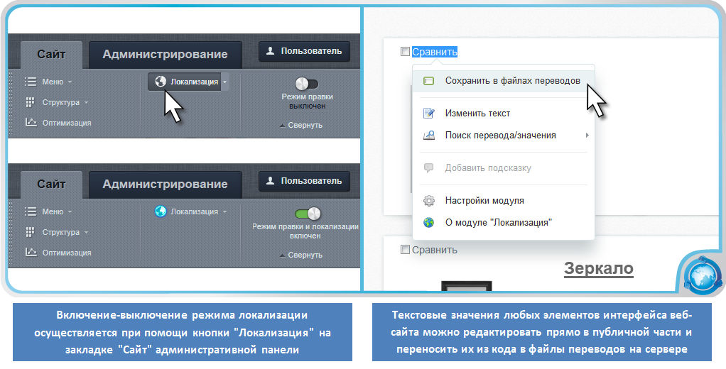 Локализация 