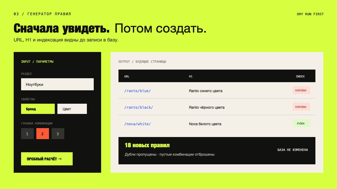 Rant SEO Filter: ЧПУ, мета-теги и sitemap умного фильтра 4