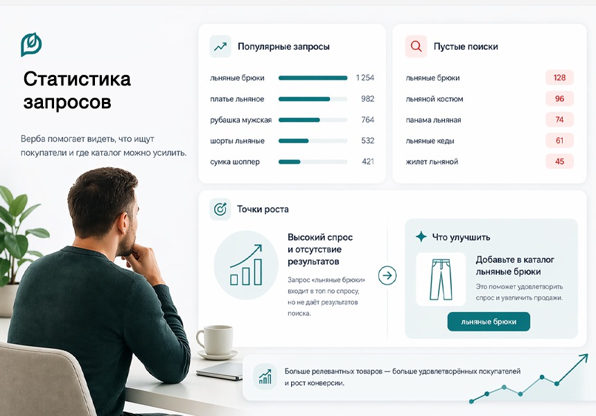 Дубовой: Верба - векторный умный поиск товаров через нейросети 14