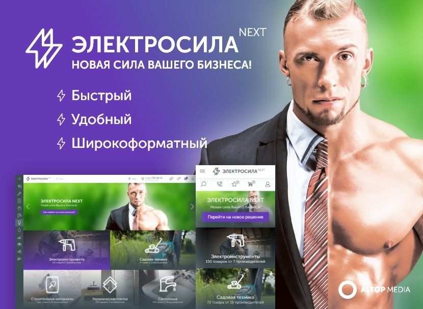 ЭЛЕКТРОСИЛА NEXT - Широкоформатный интернет-магазин, Маркетплейс, Агрегатор товаров 