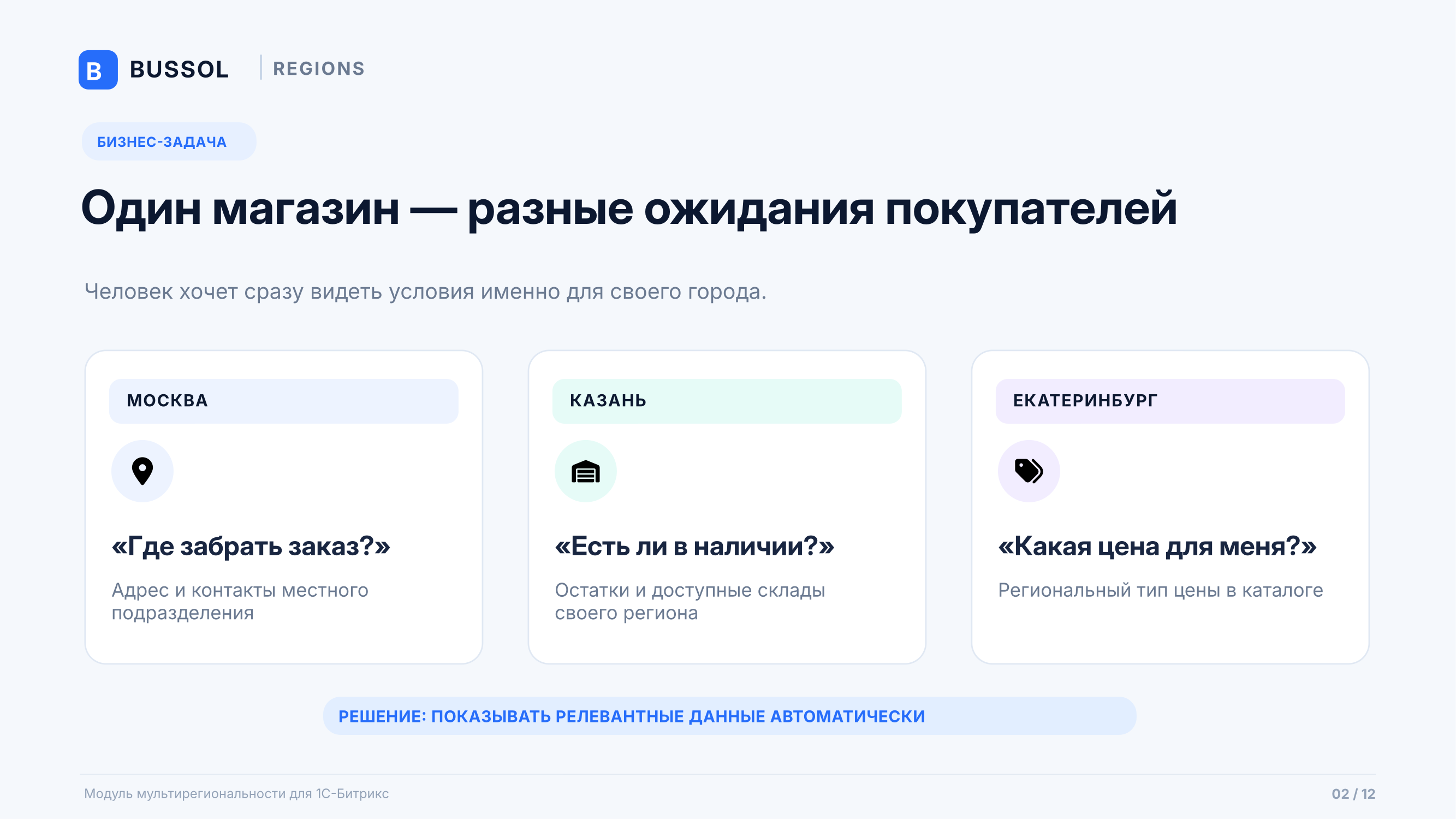 Bussol: Мультирегиональность 3