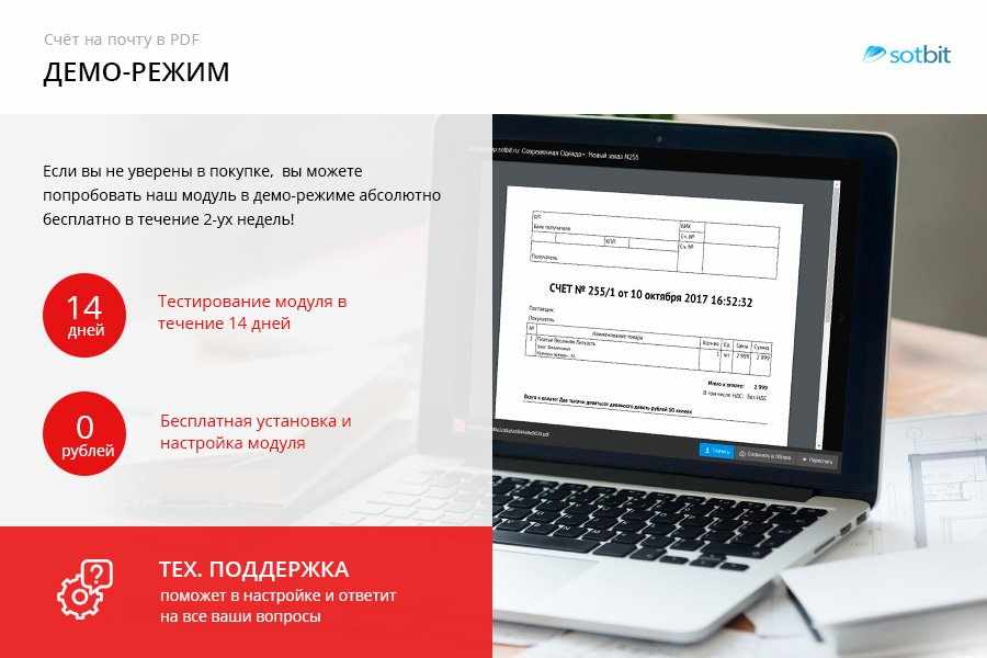Сотбит: Счет на почту в PDF 6