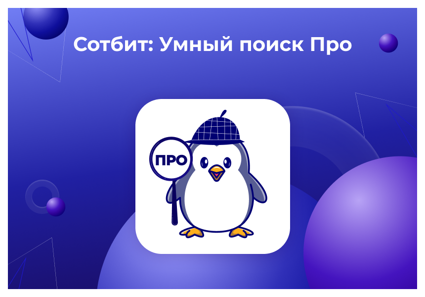 Сотбит: Умный поиск Про – поиск по картинке, исправление ошибок, ИИ, приоритизация и исключения 