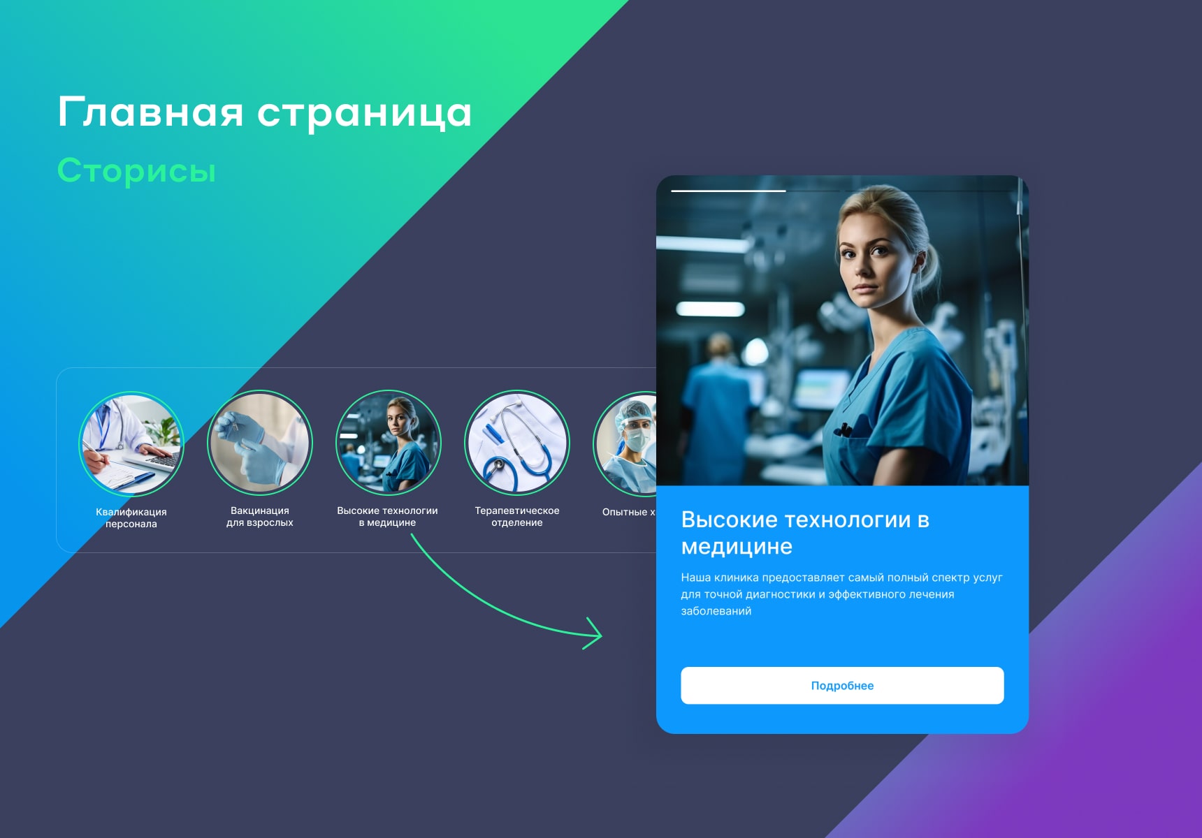 Сайт многопрофильной клиники, медицинского центра 4