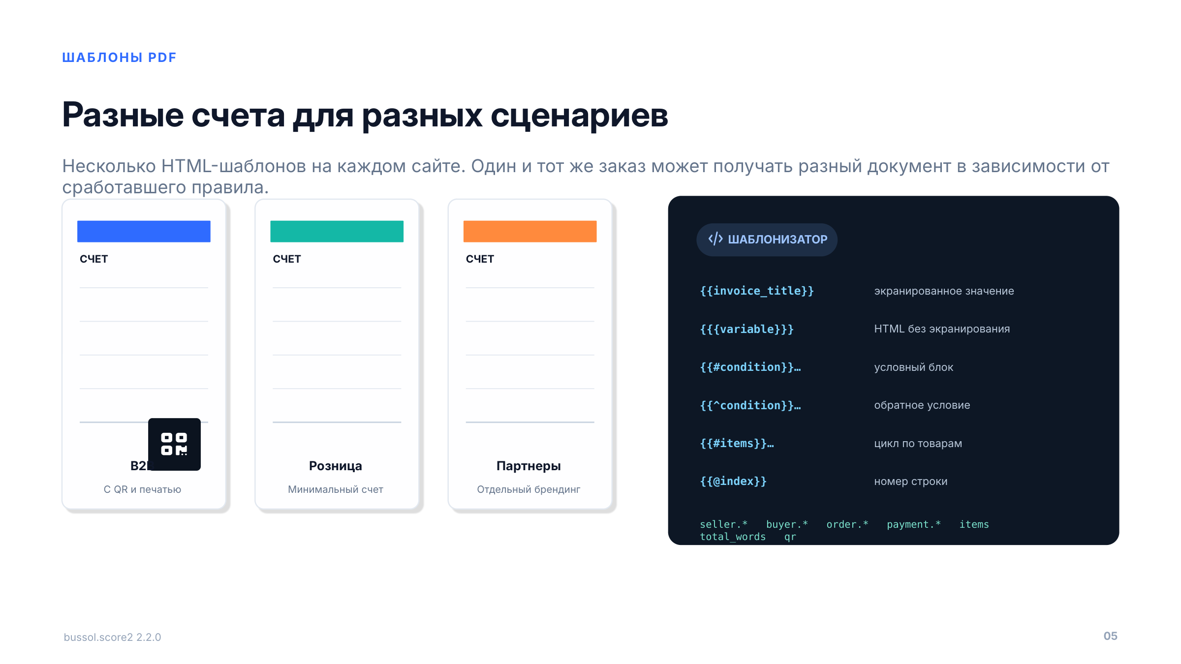 Bussol: Счет заказа в PDF и отправка на почту 6