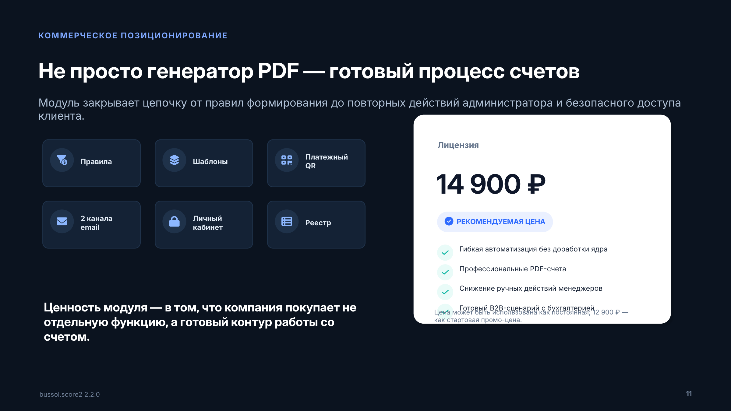 Bussol: Счет заказа в PDF и отправка на почту 12