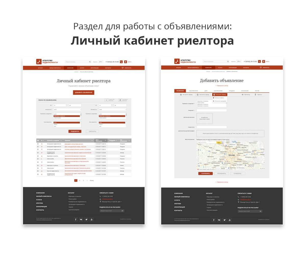 Современный адаптивный сайт агентства недвижимости Pro 2