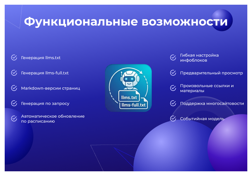 Сотбит: Карта сайта для ИИ – llms.txt, llms-full.txt и Markdown-страницы 3