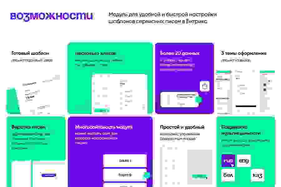 Шаблоникс. Модуль расширенных писем 2