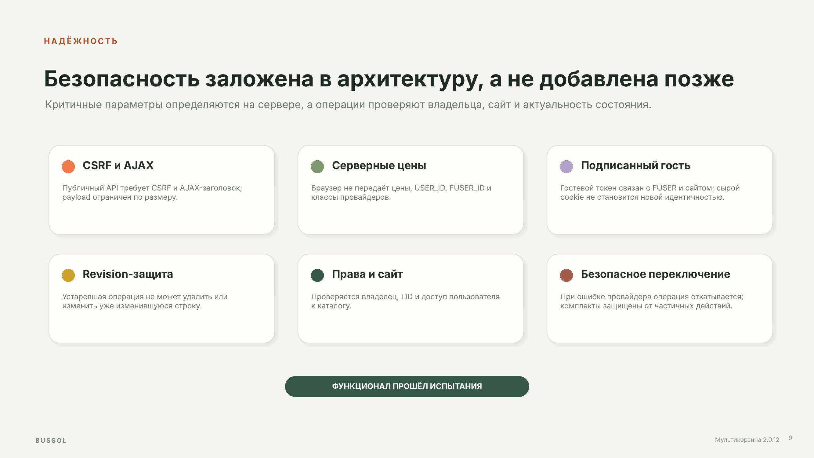 BUSSOL: Мультикорзина — несколько корзин для интернет-магазина 11