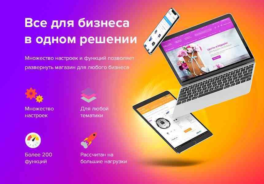 Deluxe - многофункциональный интернет-магазин 2 в 1 