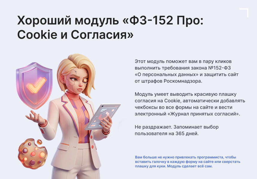 ФЗ-152 Про: Cookie и Согласия 